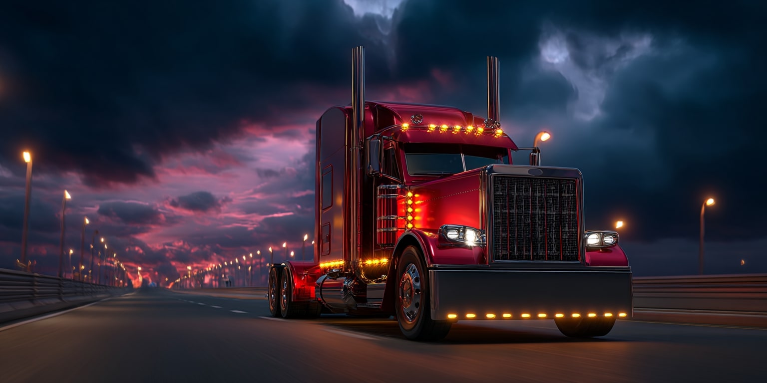 shahrukhfiaz63 a powerful red semi truck driving on a wide hi 713cc8c0 cce0 47e8 a9b7 aa894e9506f8 1